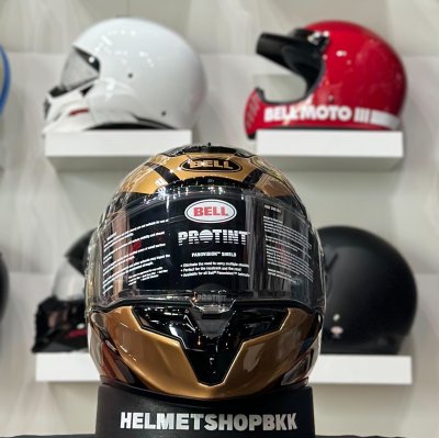 หมวกกันน็อคเต็มใบ BELL RACE STAR FLEX DLX GLOSS BLACK/GOLD