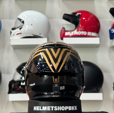 หมวกกันน็อคเต็มใบ BELL RACE STAR FLEX DLX GLOSS BLACK/GOLD