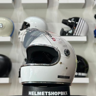 หมวกกันน็อคเต็มใบ BILTWELL GRINGO S GLOSS WHITE