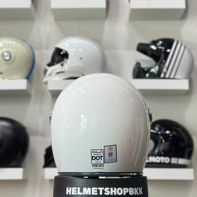 หมวกกันน็อคเต็มใบ BILTWELL GRINGO S GLOSS WHITE