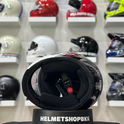 หมวกกันน็อคเต็มใบ BELL ELIMINATOR GT GLOSS BLACK/WHITE