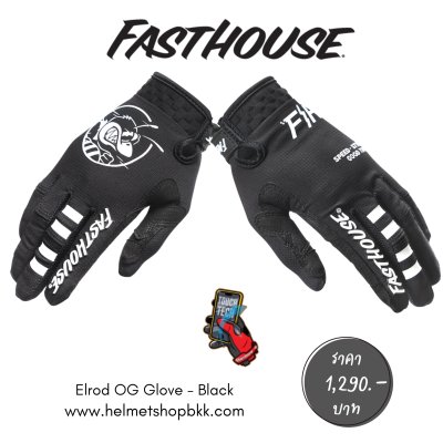 FASTHOUSE ELROD OG GLOVE BLACK