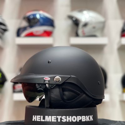หมวกกันน็อคเปิดหน้า BELL PIT BOSS MATTE BLACK