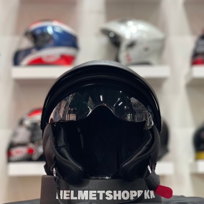 หมวกกันน็อคเปิดหน้า BELL PIT BOSS MATTE BLACK