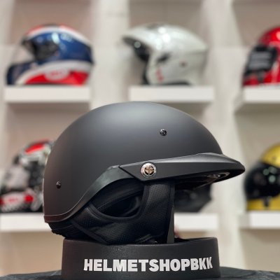 หมวกกันน็อคเปิดหน้า BELL PIT BOSS MATTE BLACK