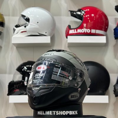 หมวกกันน็อคเต็มใบ BELL RACE STAR FLEX SUGE METAL/GREY