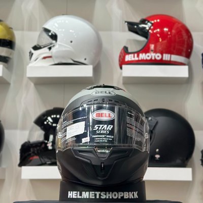 หมวกกันน็อคเต็มใบ BELL RACE STAR FLEX SUGE METAL/GREY