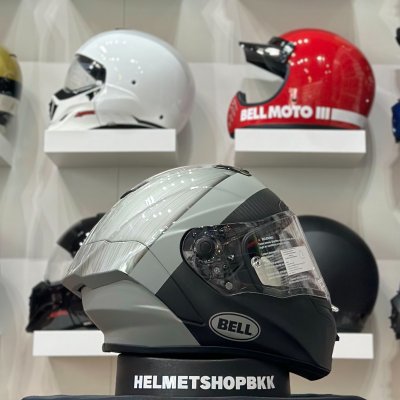 หมวกกันน็อคเต็มใบ BELL RACE STAR FLEX SUGE METAL/GREY