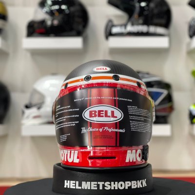 หมวกกันน็อคเต็มใบBELL CARBON RSD MULHOLLAND MATTE/GLOSS BLACK/RED