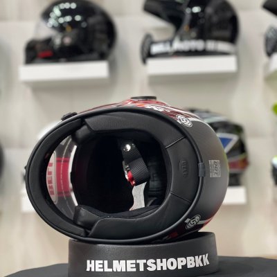 หมวกกันน็อคเต็มใบBELL CARBON RSD MULHOLLAND MATTE/GLOSS BLACK/RED