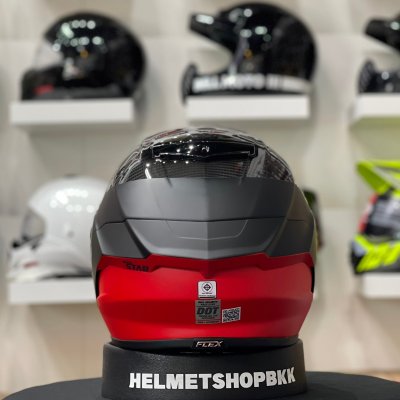 หมวกกันน็อคเต็มใบ BELL RACE STAR FLEX DLX LUX BLACK RED