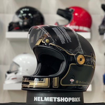 หมวกกันน็อคเต็มใบBELL BULLITT CARBON RSD PLAYER MATTE GLOSS BLACK GOLD