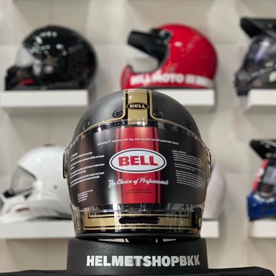 หมวกกันน็อคเต็มใบBELL BULLITT CARBON RSD PLAYER MATTE GLOSS BLACK GOLD