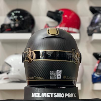 หมวกกันน็อคเต็มใบBELL BULLITT CARBON RSD PLAYER MATTE GLOSS BLACK GOLD