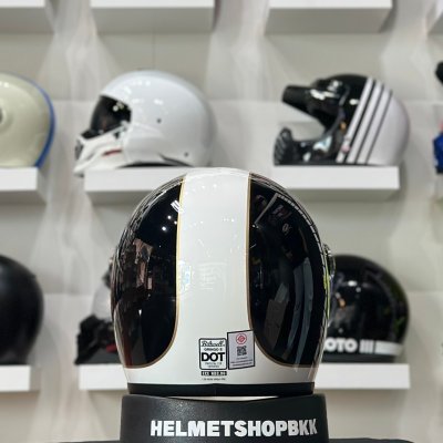 หมวกกันน็อคเต็มใบBILTWELL GRINGO S GLOSS WHITE BLACK TRACKER