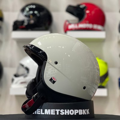 หมวกกันน็อคเปิดหน้า BELL SCOUT AIR GLOSS VINTAGE WHITE