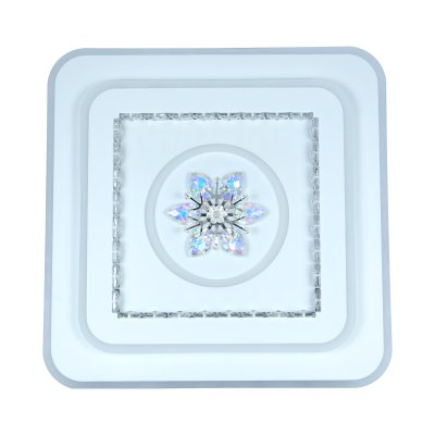 โคมไฟเพดาน รุ่น 04-SL-8532-480 (LED 100W) สีขาว/ลายเกล็ดหิมะ