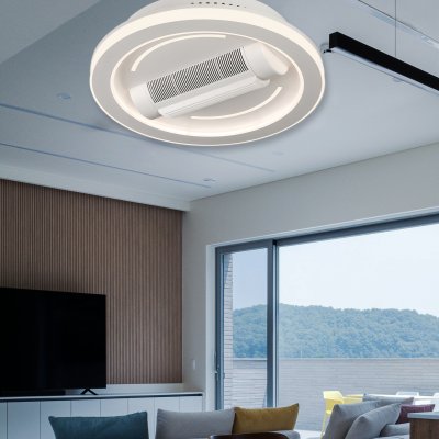 Fan Lamp Model DC21-6011 (LED 71W) 21 inches White