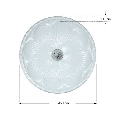 Ceiling Lamp MODEL 04-SL-8530-500 (LED 72W) White