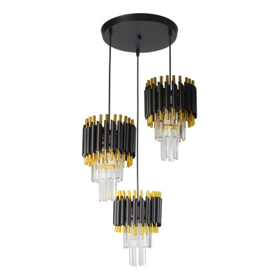 Hanging Lamp MODEL 05-SLC-2024-3 (E27x3) Black