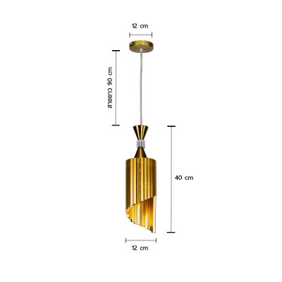 Hanging Lamp 05-SL-2026-1 (E27x1) Golden