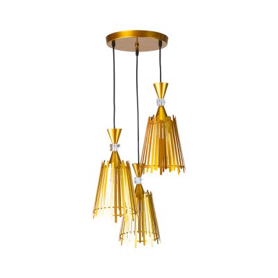 Hanging Lamp 05-SL-2027-3 (E27x3) Golden