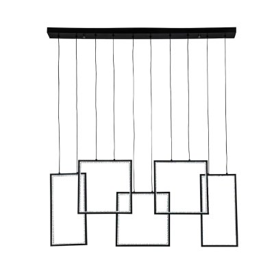 Pendant Lamp MODEL 05-SL-23015-3+2-BK (LED 136W) Black