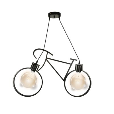 Hanging Lamp MODEL 05-SL-3021-2L-BK Color Matte black
