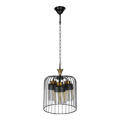 Pendant Lamp  MODEL 05-SL-6107-3 (E27x3) Black