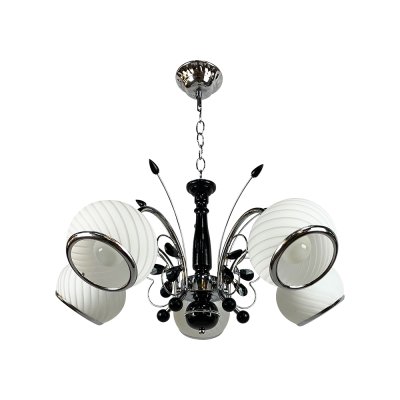 Pendant Lamp MODEL 06-ML-70167/5 (E27x5) Chrome/White