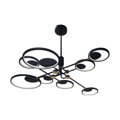 Ceiling Lamp MODEL 06-PL-166-8 LED (LED 56W)  Black