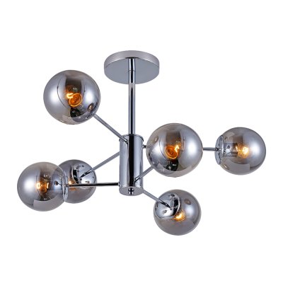 Hanging Lamp MODEL 06-PL-74363-6B (E27x6) Silver