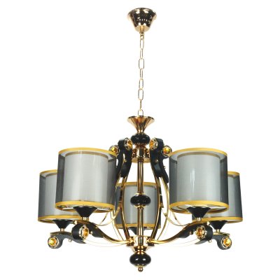 Pendant Lamp MODEL 06-SL-1211-5 (E27x5) Gold/Black