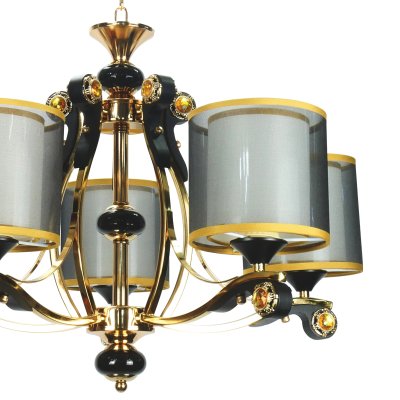 โคมไฟช่อ รุ่น 06-SL-1211-5 (E27x5) สีทอง/ดำ