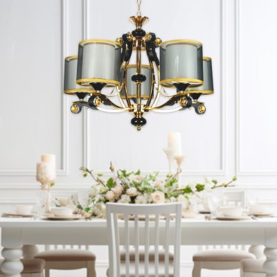 โคมไฟช่อ รุ่น 06-SL-1211-5 (E27x5) สีทอง/ดำ