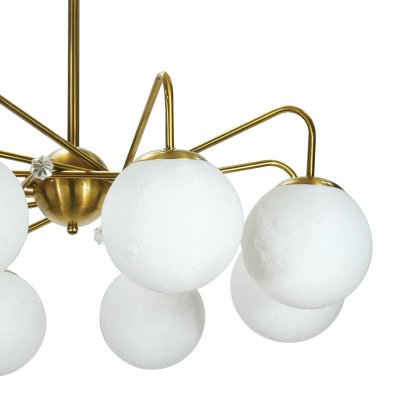 โคมไฟช่อ รุ่น 06-SL-1212-8 (E27x8) สีทอง/ขาว