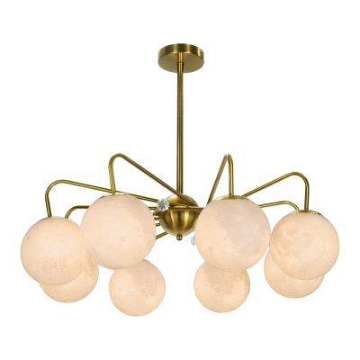 โคมไฟช่อ รุ่น 06-SL-1212-8 (E27x8) สีทอง/ขาว