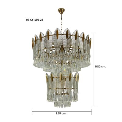 Crystal  Lamp MODEL 07-CY-199-24 (E14x20) Gold