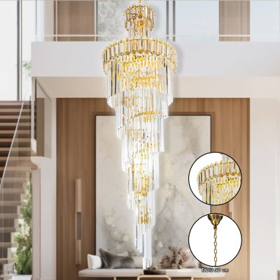 Chandelier Lamp MODEL 07-ML-86102-600 (E27x22) Gold