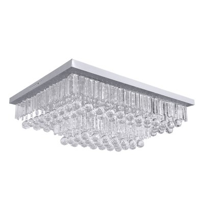 Ceiling Lamp MODEL 07-SLC-5029-800-600 (LED 124W) Silver/Clear