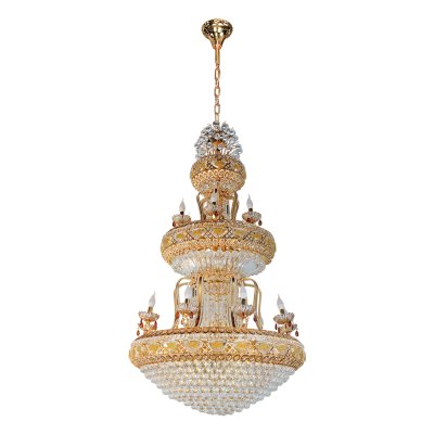 Chandelier Crystal MODEL 07-SL-6012-1000 (E27x42, E14x15) Gold