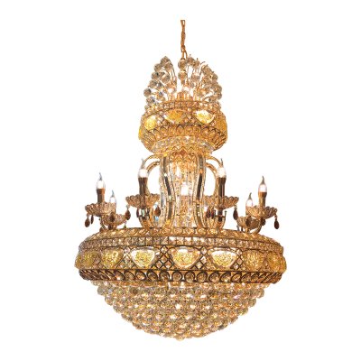 Chandelier Crystal MODEL 07-SL-6012-800 (E27x24, E14x8) Gold