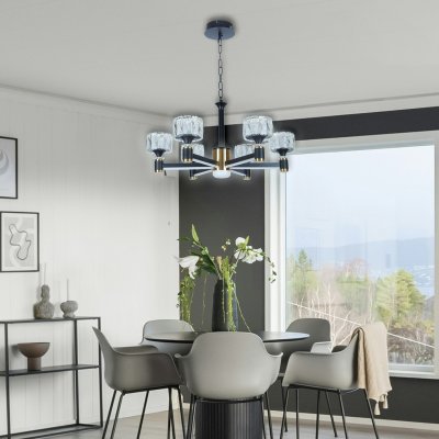 Hanging Lamp MODEL 07-SL-8539-6 (LED 100W) Gold/Black