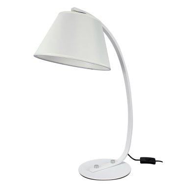 โคมไฟตั้งโต๊ะ รุ่น 08-TB-S3013L-WH (E27x1) สีขาว