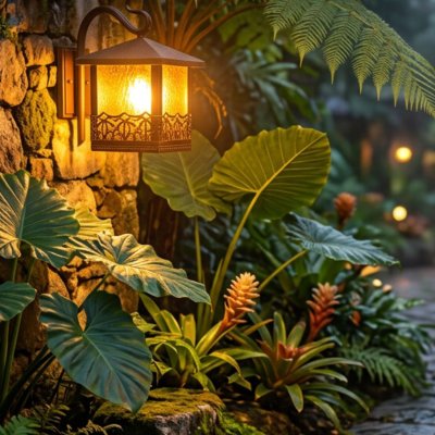 Outdoor Wall Lamp MODEL 12-O-3042/W (E27x1) Flash Brown