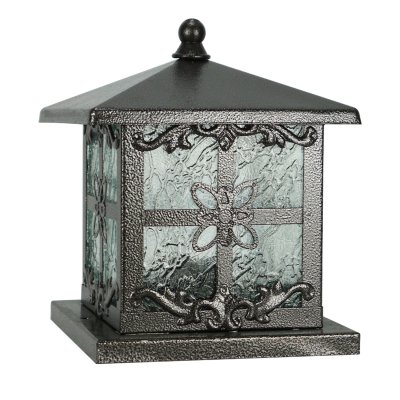 Outdoor gate lamp MODEL 12-O-3043/S/A200 (E27x1) Flash Brown