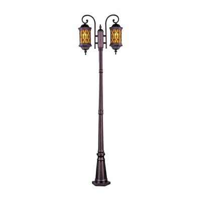 Outdoor Garden Lamp MODEL 12-O-8516-2 (E27x2) Flash Brown