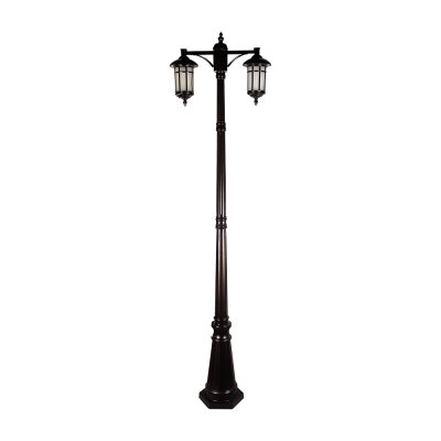 Outdoor Garden Lamp MODEL 12-O-8517-2 (E27x2) Matte Black