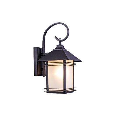 Outdoor Wall Lamp MODEL 12-O-8518W (E27x1) Matte Black