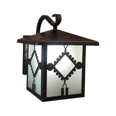 Outdoor Wall Lamp MODEL 12-O-860/W/GD (E27x1) Flash Brown